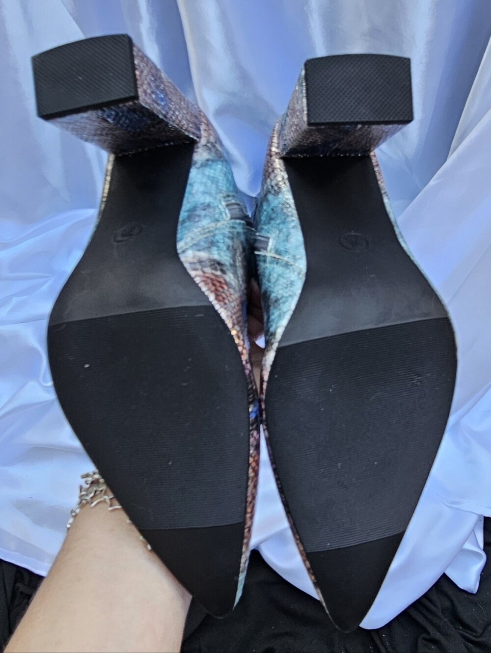 NWT Wild Pair Islah Multi Snake Knee High Boots 7.5M ๐ - Picture 9 of 12